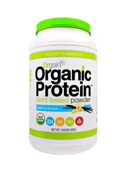 مکمل‌های ورزشی پروتئین Organic Protein Plant Based Powder - Sweet Vanilla Bean