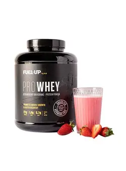 مکمل‌های ورزشی پروتئین PROWHEY - Grass Fed and Hormone Free Whey Protein - 27g of protein per serving - Strawberry Milkshake - 5lb
