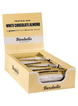 مکمل‌های ورزشی تنقلات و نوشیدنی‌های ورزشی White Chocolate Almond Protein Bar of 55g Pack Of 12