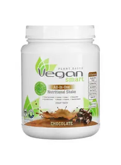 مکمل‌های ورزشی افزایش انرژی VeganSmart All-In-One Nutritional Shake Chocolate 1.51 lb (690 g)