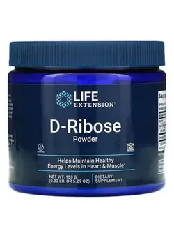 مکمل‌های ورزشی افزایش انرژی Life Extension D-Ribose Powder 5.29 oz (150 g)