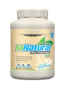 مکمل‌های ورزشی پروتئین IsoNatural Pure Whey Protein Isolate Supplement