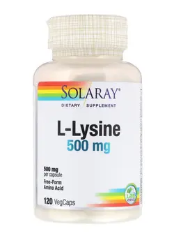 مکمل‌های ورزشی آمینو اسید L-Lysine - 120 VegCaps