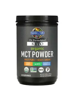 مکمل‌های ورزشی افزایش انرژی Garden of Life Dr. Formulated Keto Organic MCT Powder 10.58 oz (300 g)