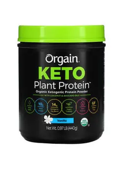 مکمل‌های ورزشی افزایش انرژی Orgain Keto Organic Plant Protein Powder (440 g)