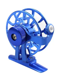 ماهیگیری چرخ و قرقره Fishing Supplies Aluminum Alloy Fly Fish Reel Former Ice Line Vessel Wheel Tool 20 x 10 x 20cm 