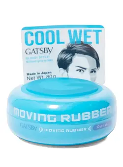 لوازم و مواد فرم‌دهی مو کرم و واکس Moving Rubber Cool Wet Styling Wax Blue 80grams