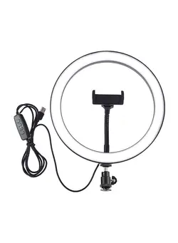 نورپردازی و استودیو سایر Dimmable LED Selfie Round Light Off White/Warm White/White 