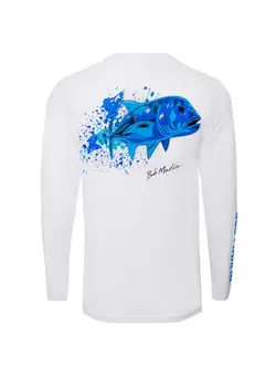 اسپرت فشن و اکسسوری لباس Bob Marlin Performance Shirt Ocean GT White-2XL 