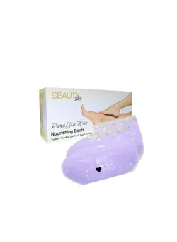 مراقبت پوست دست و پا حمام پارافین Beauty Palm Foot Paraffin Wax  Lavender 6 Pairs 