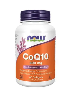 ویتامین و ساپلیمنت مکمل‌های گوارشی Coq10 400Mg 60 Softgels