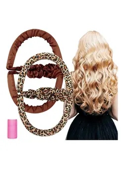 اتو مو فر کننده 2-Piece Heatless Curlers Brown/Beige 