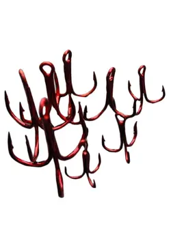 ماهیگیری تجهیزات ماهیگیری 50-Piece 3 Anchors Treble Hook Set 100 x 50millimeter 