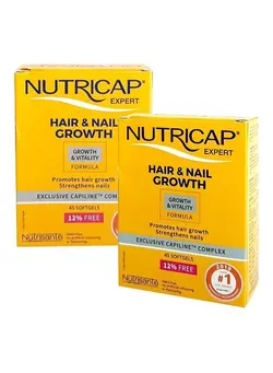 مراقبت پوست سر صاف‌کننده مو 2-Pack  Hair Growth Supplement Yellow 90g 