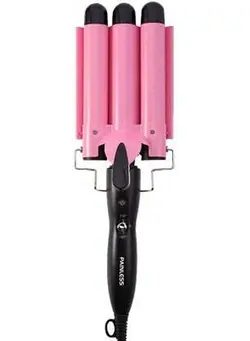 اتو مو فر کننده 3 Heating Element Hair Curler Electric Hair Curler (Barrel Diameter: 6.3 Inch) Multicolor 