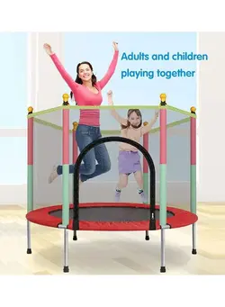 بازی‌های فضای باز و تجهیزات پارک ترامپولین Spring Pad Trampoline 