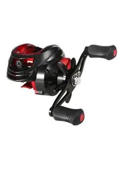 ماهیگیری چرخ و قرقره 18+1BB Ball Bearings Baitcasting Fishing Reel Left Hand 14 x 7.4 x 12cm 