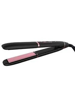 لوازم و مواد فرم‌دهی مو برس و شانه Hs4109 Floating Ceramic Plates Hair Straightener; With Advance Ptc Heating Element For Protection From Overheating (Black) 