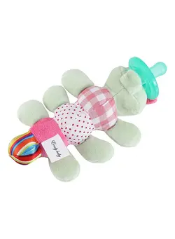 تغذیه و نگهداری کودک پستانک Caterpillar Pacifier Holder Stuffed Animal 