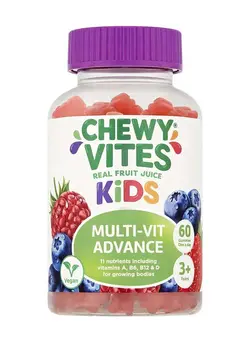 ویتامین و ساپلیمنت مکمل‌های گوارشی Chewy Vites Kids Multivitamin Advance 60's