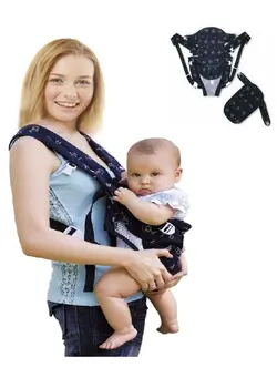 لوازم حمل آغوش Brand365 Upgrade Baby Carrier With Hip Seat Waist Stool , Breathable mesh Detachable integrated folding Design reinforced fastern safety adjustable plus size belt Gift for newborn(1-30month,Max33lb) 