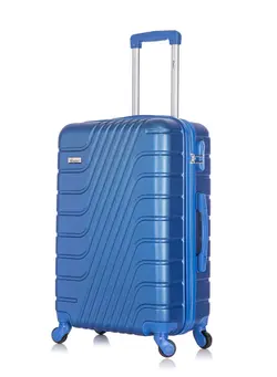 چمدان و ساک مسافرتی چمدان تک Hard Case Large Luggage Trolley For Unisex ABS Lightweight Travel Bag with 4 Spinner Wheels KH1095 Pearl Blue 