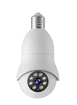 دوربین مدار بسته سایر Light Bulb Camera, 360 Degree 2.4GHz/ 5GHz WiFi 1080P Bulb Camera for Indoor/Outdoor, Surveillance Camera Light Bulb Guardcam, Auto Tracking, Two Way Audio, Motion Detection 