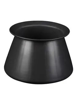 ظروف و لوازم پخت غذا قابلمه Royalford Hard Anodized, Curry Pot- RF10753, High-Quality, Food Grade Hard Anodized Aluminum Pot for Cooking| Quick and Even Heat Distribution19X16 CM| Black Black 4Liters 