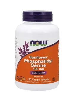ویتامین و ساپلیمنت مکمل‌های گوارشی Sunflower Phosphatidyl Serine Dietary Supplement 100mg - 120 Veggie Softgels