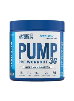 مکمل‌های ورزشی قبل از تمرین Zero Stimulant Pump 3g Pre-Work with Icy Blue Raz -50 Scoops
