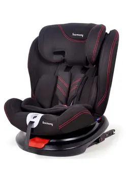 لوازم حمل صندلی اتومبیل Harmony Freestyle 3-in-1 Deluxe 360 Car Seat With ISOFIX  Group 0 Plus/1/2/3 (0-12 Years) - Black 