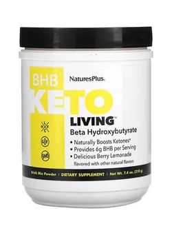 مکمل‌های تقویتی و تنظیمی مدیریت وزن BHB Keto Living 7.4 oz (210 g)