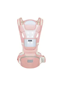 لوازم حمل آغوش Multifunctional Breathable Baby Carrier with Hip Seat Lumbar Support Waist Stool for 0-36 Months Newborn Infants Toddlers Ergonomic Comfortable Baby Backpack Carrier