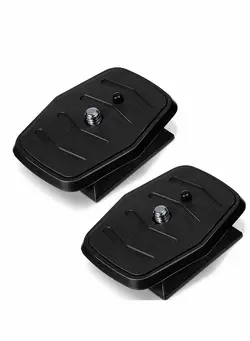 لوازم جانبی فیلم‌برداری و عکاسی اکسسوری حرفه‌ای Tripod Quick Release Plate, 2 Pcs Adapter Mount Camera Plate Parts for Most 60 Inch Tripods and Cameras QB-4W (44.6 mm) 