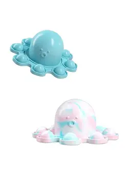 گجت، فیجت و سرگرمی اسپینر Flipped Octopus Pop Fidget Squishy Toy 