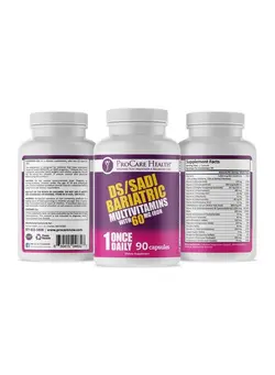 ویتامین و ساپلیمنت دمنوش و مکمل‌های گیاهی ; Bariatric Multivitamin ; Ds/Sadi ; Capsule ; 90 Count