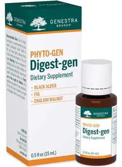 ویتامین و ساپلیمنت دمنوش و مکمل‌های گیاهی Digest Gen ; Black Alder Fig And English Walnut Herbal Supplement ; 0.5 Fl. Oz.