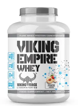 مکمل‌های ورزشی پروتئین Viking Empire Whey, Whey Protein to support muscle growth, 5lb, 37 servings, (Dark Cookies)