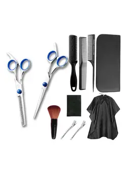 اتو مو فر کننده 10-Piece Professional Haircut Tools Kit 