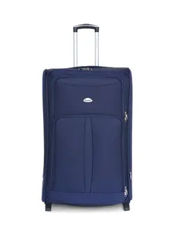 چمدان و ساک مسافرتی چمدان تک 2-Wheels Softside Small Check-In Luggage Trolley 24 Inch Blue 
