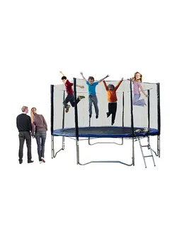 بازی‌های فضای باز و تجهیزات پارک ترامپولین Trampoline With Ladder 12feet 