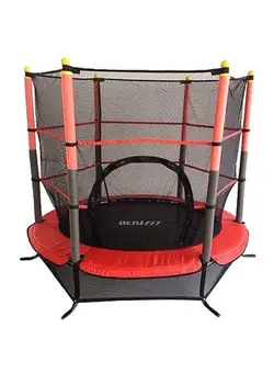 بازی‌های فضای باز و تجهیزات پارک ترامپولین Trampoline for Kids With Side Cover 