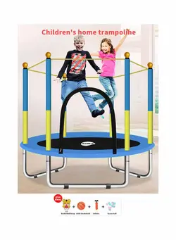 بازی‌های فضای باز و تجهیزات پارک ترامپولین Indoor And Outdoor Sports Trampoline 140X140X100cm 