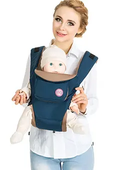 لوازم حمل آغوش Baby Carrier-Blue/Brown 