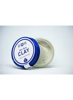 لوازم و مواد فرم‌دهی مو کرم و واکس Blue Suede Hair Clay, Strong Hold, Satin to Matte Finish, Adds Texture and Thickness, 4oz 