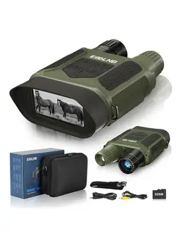 دوربین فیلم‌برداری و عکاسی تلسکوپ و میکروسکوپ Night Vision Binoculars 400m/1300ft for 100% Full Darkness 7x31mm Night Vision Goggles with 32G TF Card and Photos Videos Recorder Function 2