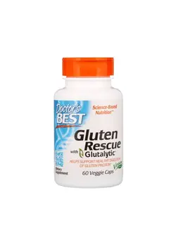 ویتامین و ساپلیمنت مکمل‌های گوارشی Gluten Rescue With Glutalytic - 60 Veggie Caps