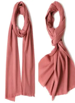 لباس بافت و شال گردن Warm Solid Short Beard Wool Scarf 