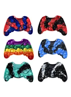 گجت، فیجت و سرگرمی اسپینر 6 Pack Pop Game Controller Gamepad Push Poppers Fidget Toy Pack, Game Handle Pop Push It Fidget Game Poppers For Party Favors,Stress Relief Fidget Pop Bubble Toys For Boys Adults Autism Special Needs 