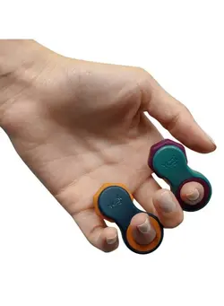 گجت، فیجت و سرگرمی اسپینر Yogi Fidget Toy, Adult Fidget Spinners, Stress Reducer, Perfect For Adhd, Add, Anxiety, And Autism, For Kids And Adults, Finger Fidget Spinner With Five Ring Sizes, Easy To Use Toys 2 Pack 